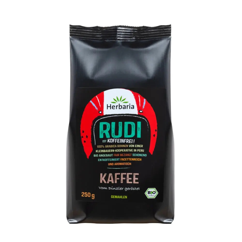 Kaffee Rudi entkof. gemahle Herbaria - Sanoverde