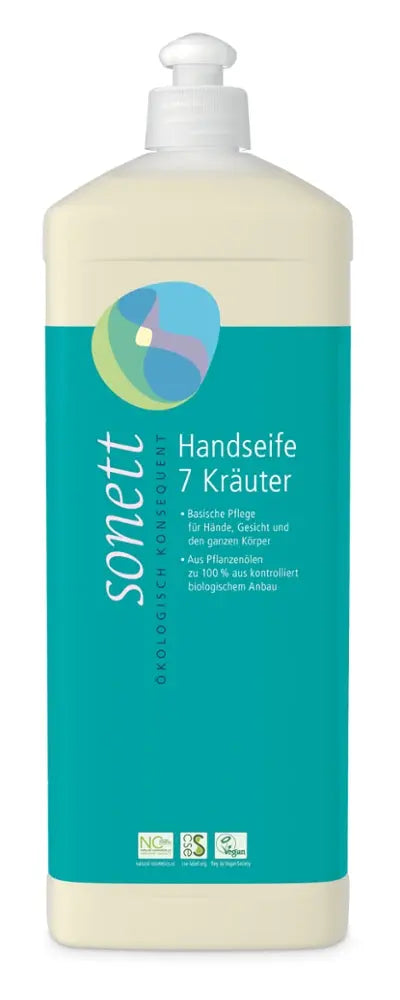 Handseife7KräuterNachfüllf. SONETT - Sanoverde