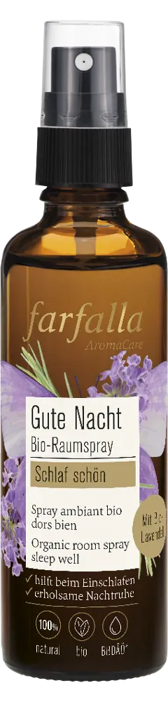 Schlaf schön Raumspray Farfalla - Sanoverde