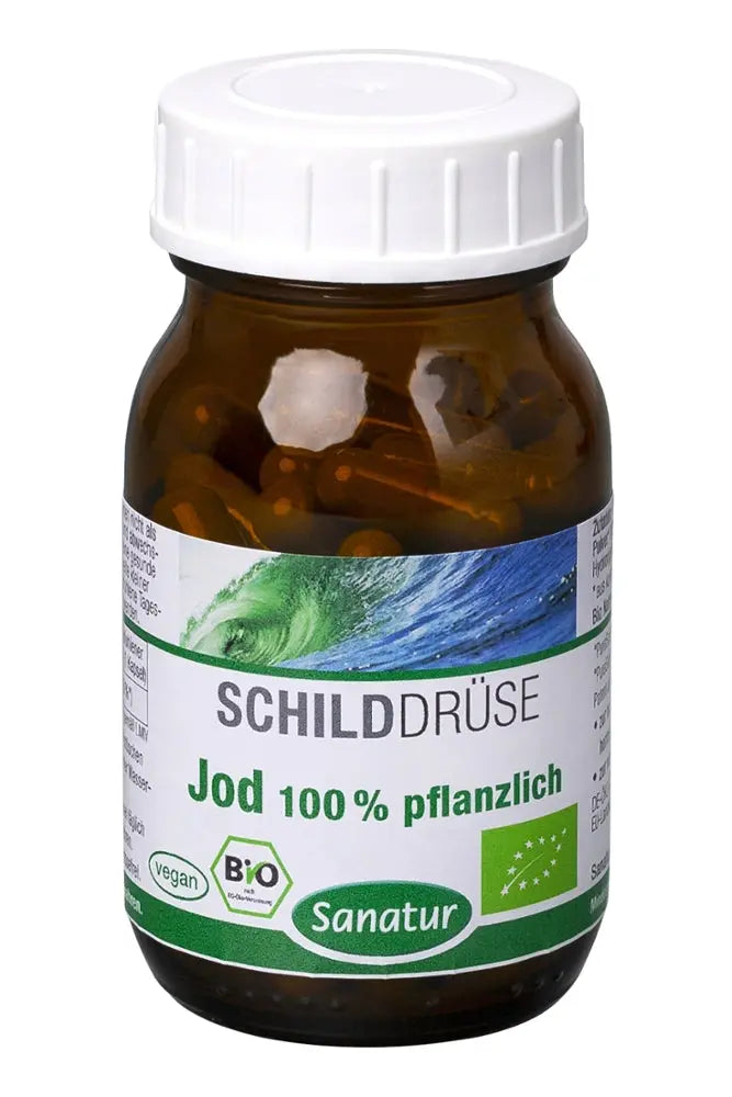 Jod 100% pflanzlich Kapseln 60 St. BIO Sanatur - Sanoverde