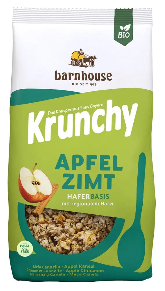 Krunchy Apfel-Zimt Barnhouse - Sanoverde