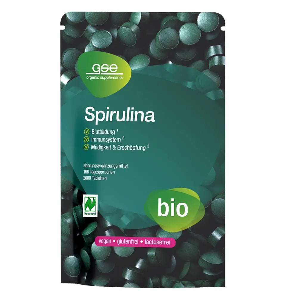 Bio Spirulina Pur Tabletten GSE - Sanoverde