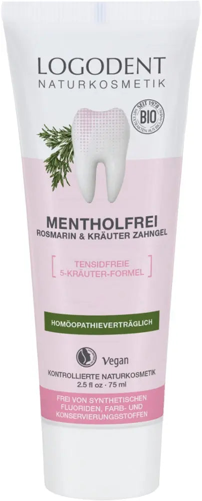 Mentholfrei Zahngel Logona - Sanoverde