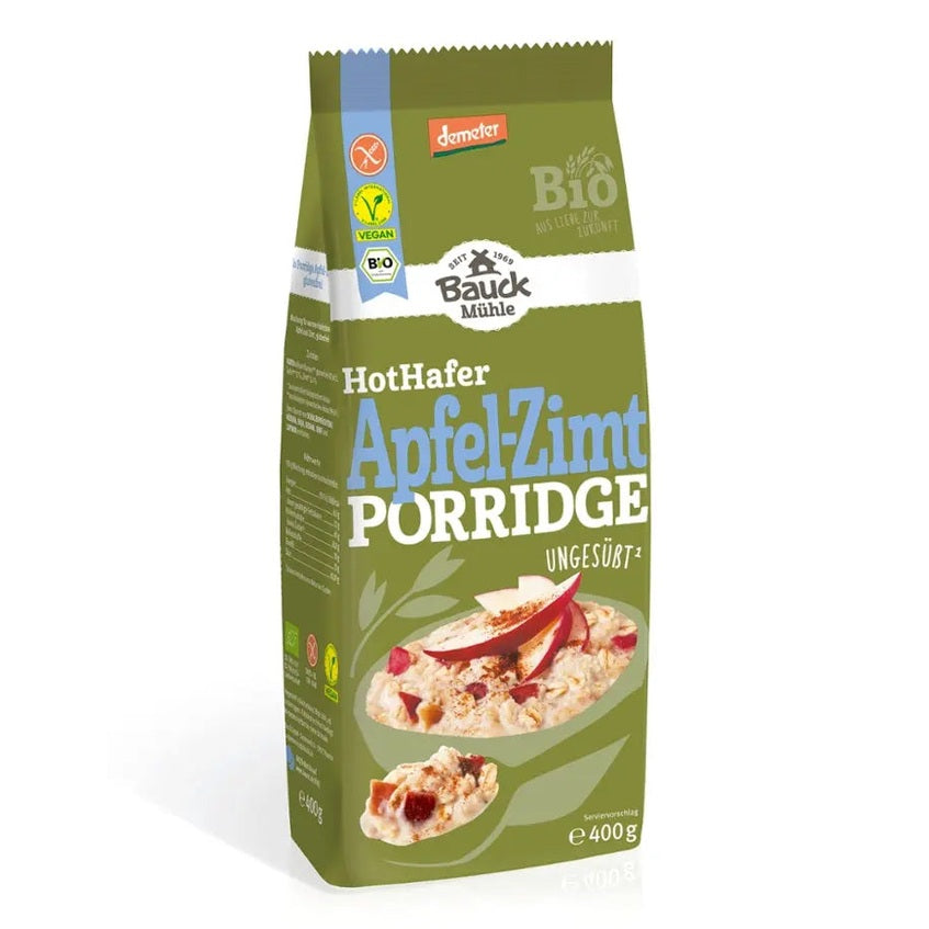 Bauckhof Hot Hafer Apfel-Zimt Porride 400g BIO Bauckhof - Sanoverde