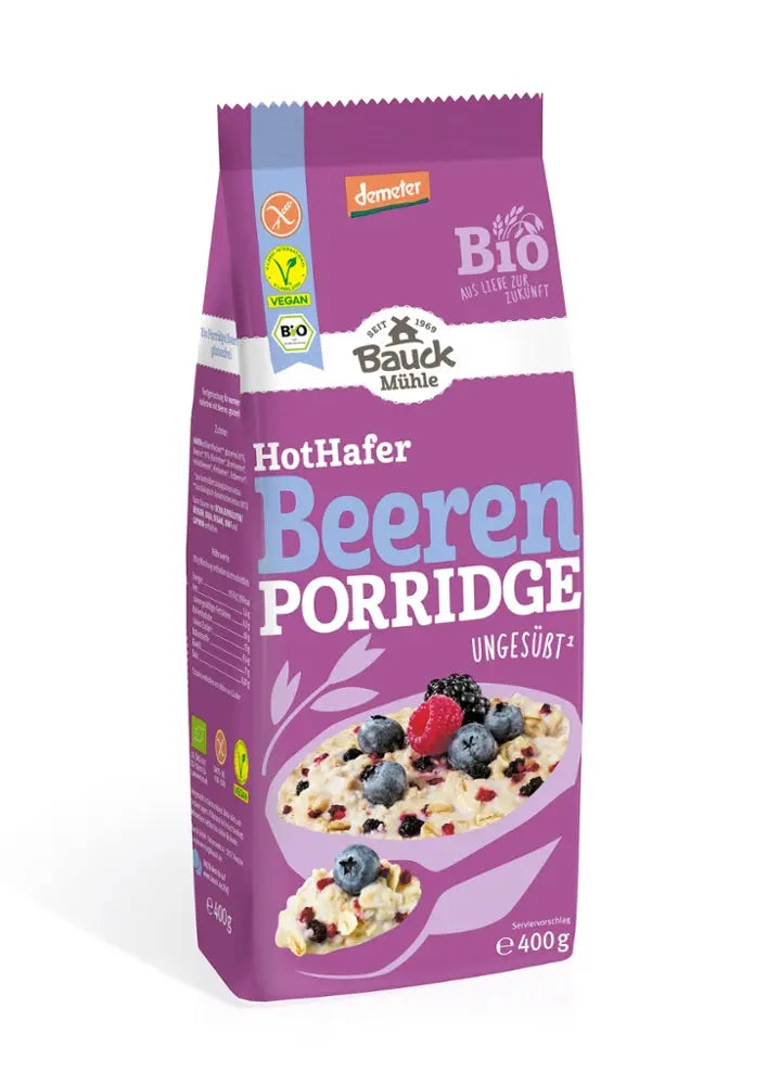 Bauckhof Hot Hafer Beere Porridge 400g BIO Bauckhof - Sanoverde