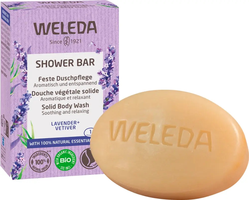 Shower Bar Lavender Weleda - Sanoverde