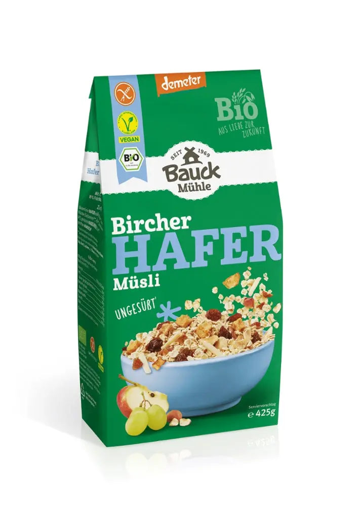 Hafer Müsli Bircher Bauckhof - Sanoverde