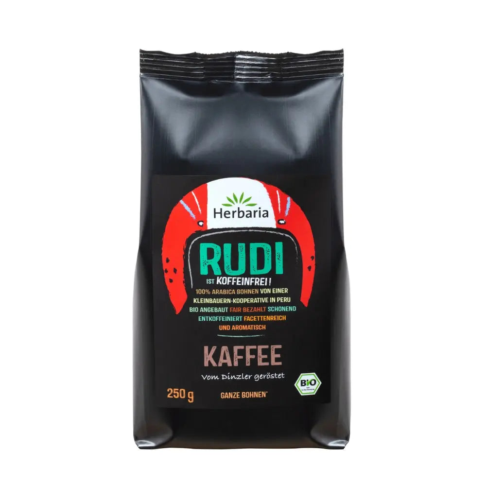 Kaffee Rudi entkof. Bohne Herbaria - Sanoverde