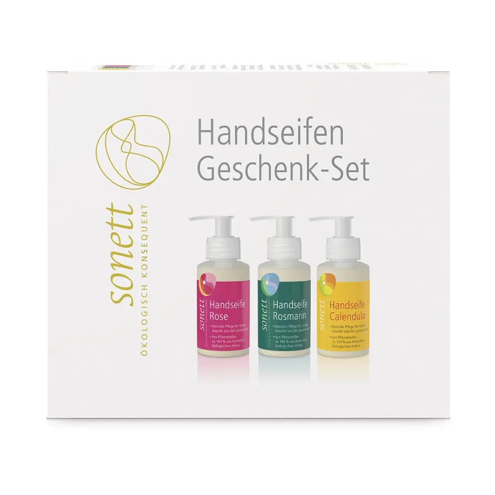 Geschenkset Handseifen SONETT - Sanoverde