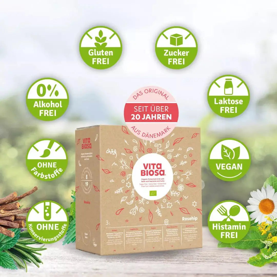 Vita Biosa Hagebutte, 3 Liter Vakuum-Box Vita Biosa - Sanoverde