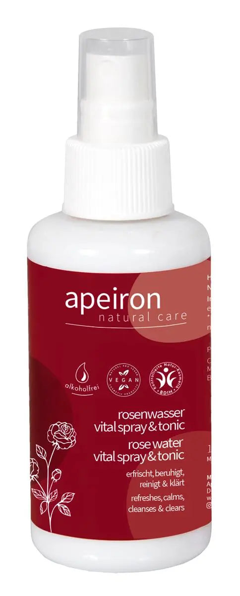 apeiron Rosenwasser 100ml Gl.Fl. Apeiron - Sanoverde