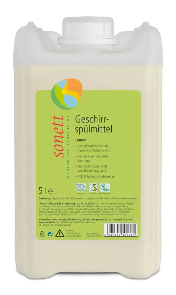 Geschirrspülmittel Lemon SONETT - Sanoverde