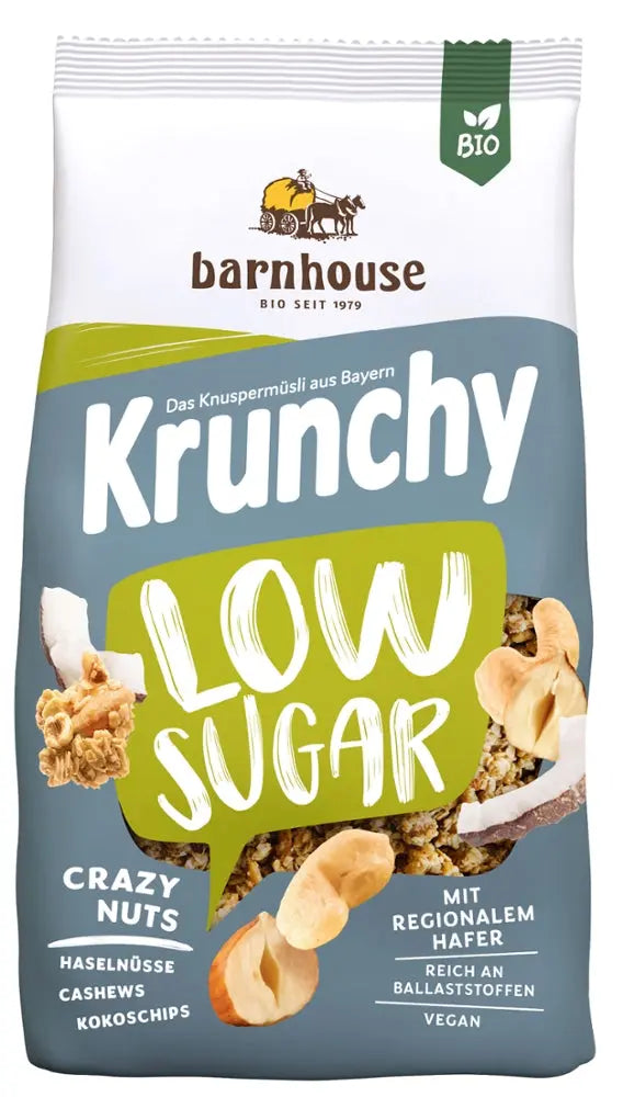 Krun. Low Sugar Crazy Nuts Barnhouse - Sanoverde