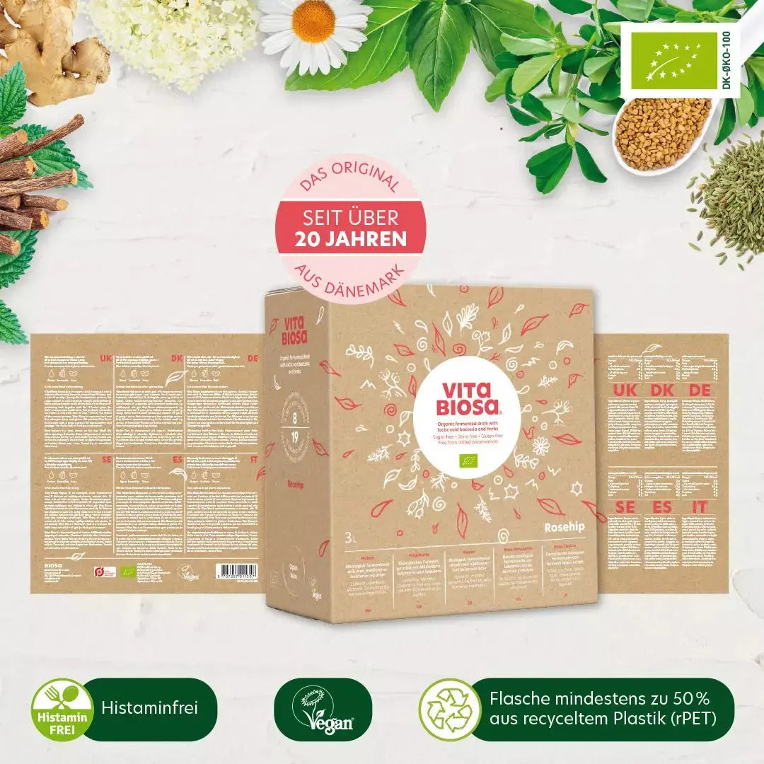 Vita Biosa Hagebutte, 3 Liter Vakuum-Box Vita Biosa - Sanoverde