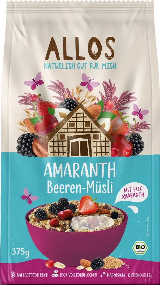 Amaranth Beeren Müsli Allos - Sanoverde