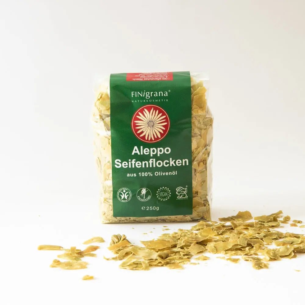 Aleppo Seifenflocken Olive - Sanoverde