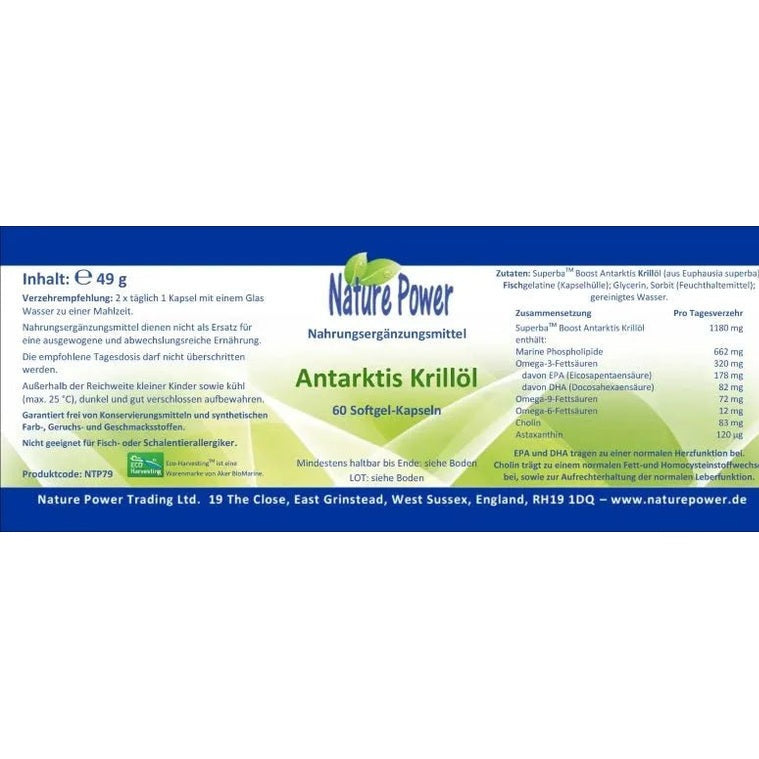Antarktis Krillöl 1000 - Sanoverde