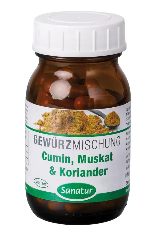 Cumin Muskat Koriander Kapseln Sanatur - Sanoverde