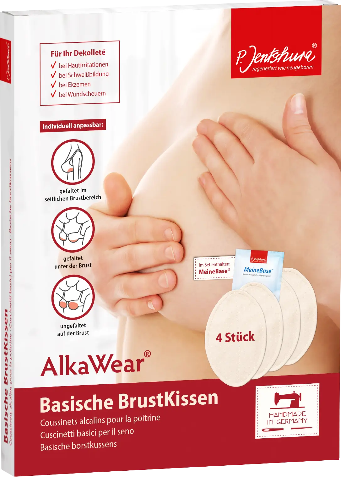 AlkaWear Basische BrustKissen P. Jentschura - Sanoverde