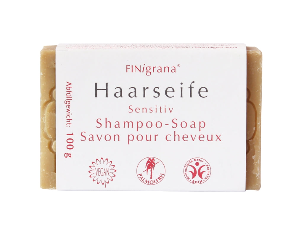 Aleppo Haarseife Sensitiv FINigrana® Naturkosmetik - Sanoverde