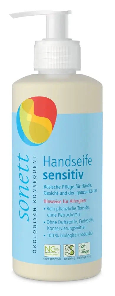 Handseife sensitiv Spender SONETT - Sanoverde