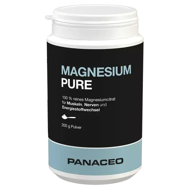 PANACEO Magnesium Pure Pulver 200g Panaceo - Sanoverde