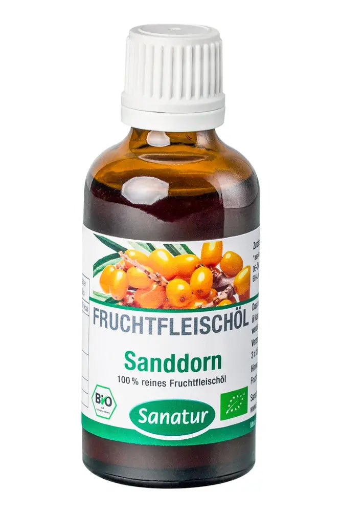Sanddorn Fruchtfleischöl BIO Sanatur - Sanoverde
