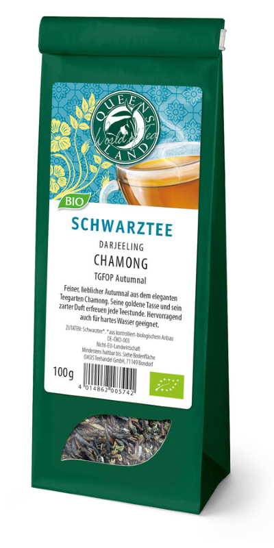 Schwarztee Darjeeling Chamong Autumnal, bio, 100g