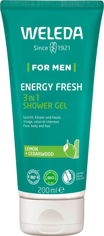 For Men Energy Fresh Shower Weleda - Sanoverde