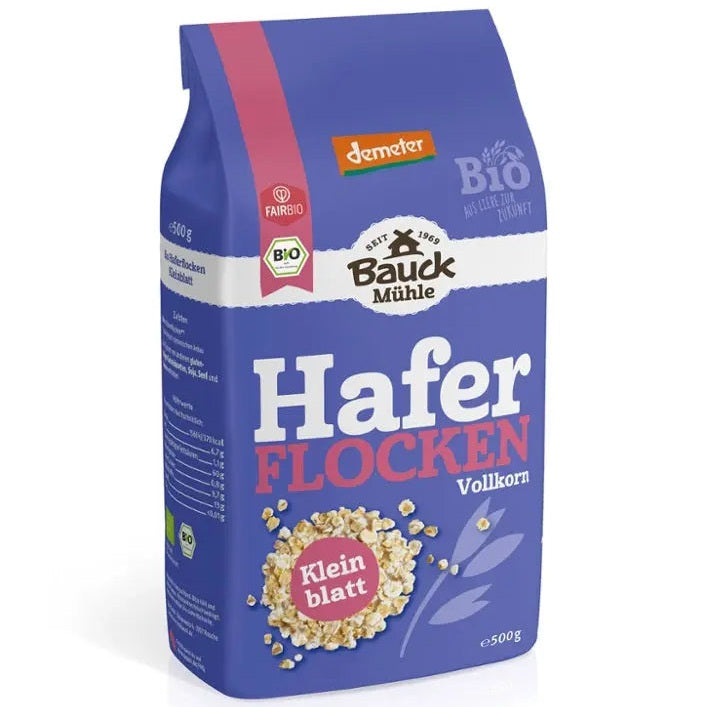 Bauckhof Haferflocken, Kleinblatt 500g BIO Bauckhof - Sanoverde