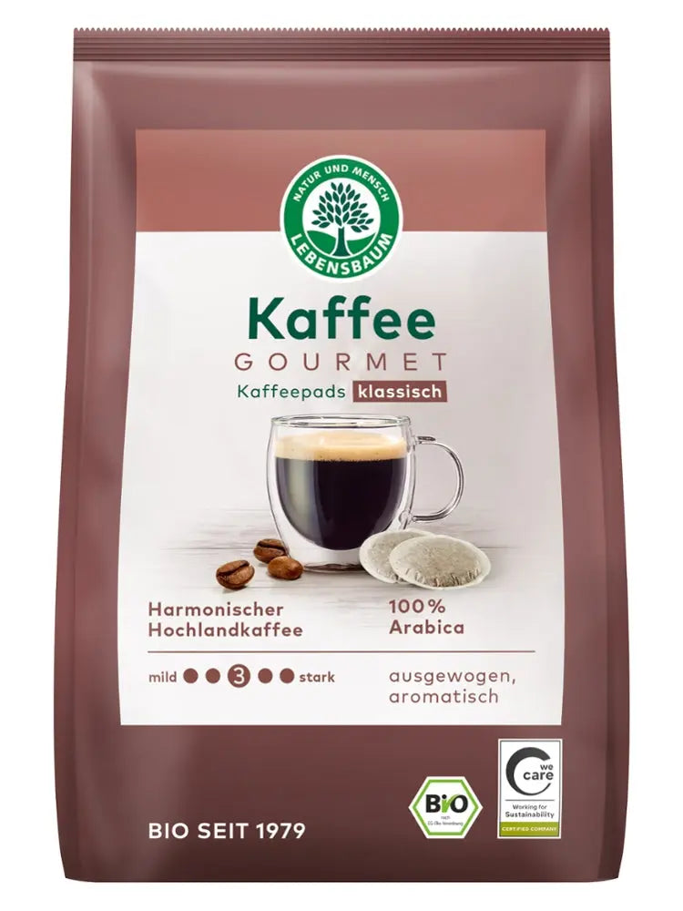 Gourmet Kaffee Pads Lebensbaum - Sanoverde