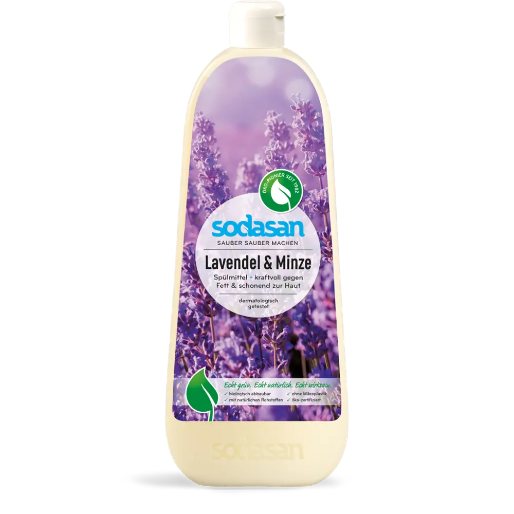 Spülmittel Lavendel & Minze sodasan - Sanoverde