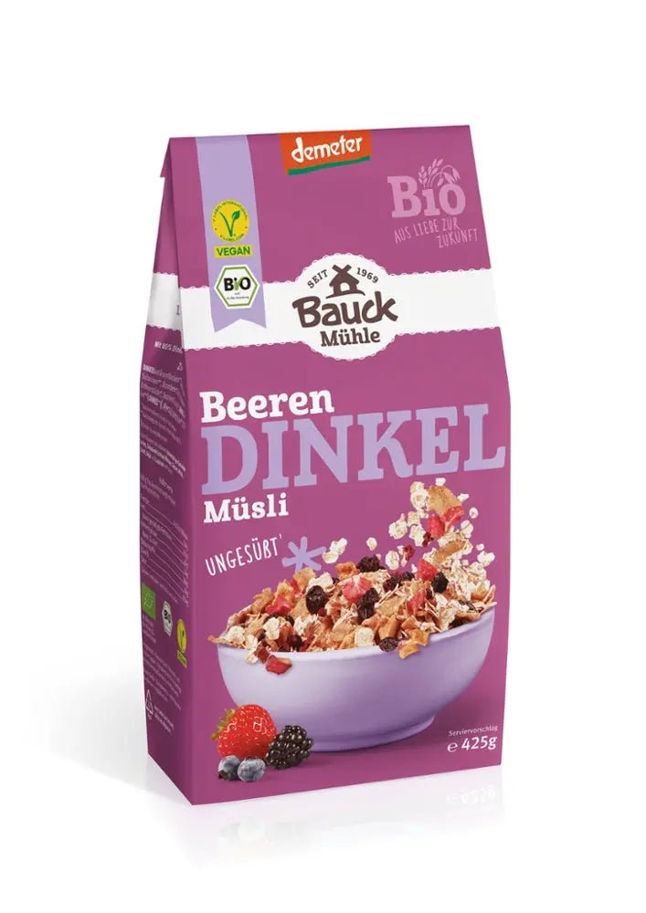 Beeren Dinkel Müsli Bauckhof - Sanoverde