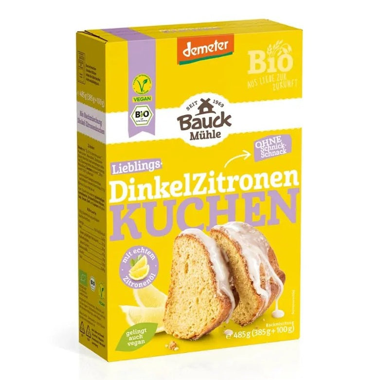 Dinkel Zitronenkuchen BIO - Sanoverde