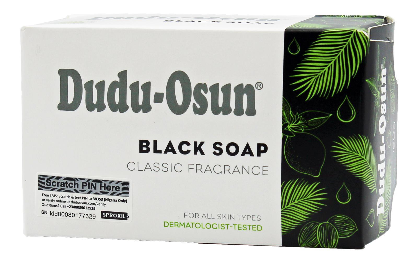 Dudu-Osun® nicht biozertifiziert - CLASSIC - Schwarze Seife aus Afrika 48x150g