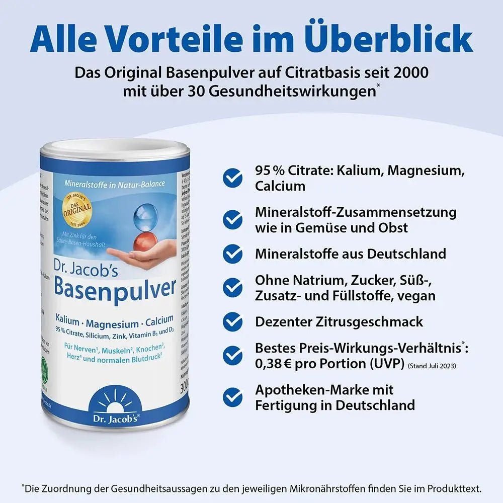 Dr. Jacob´s Basenpulver - Sanoverde