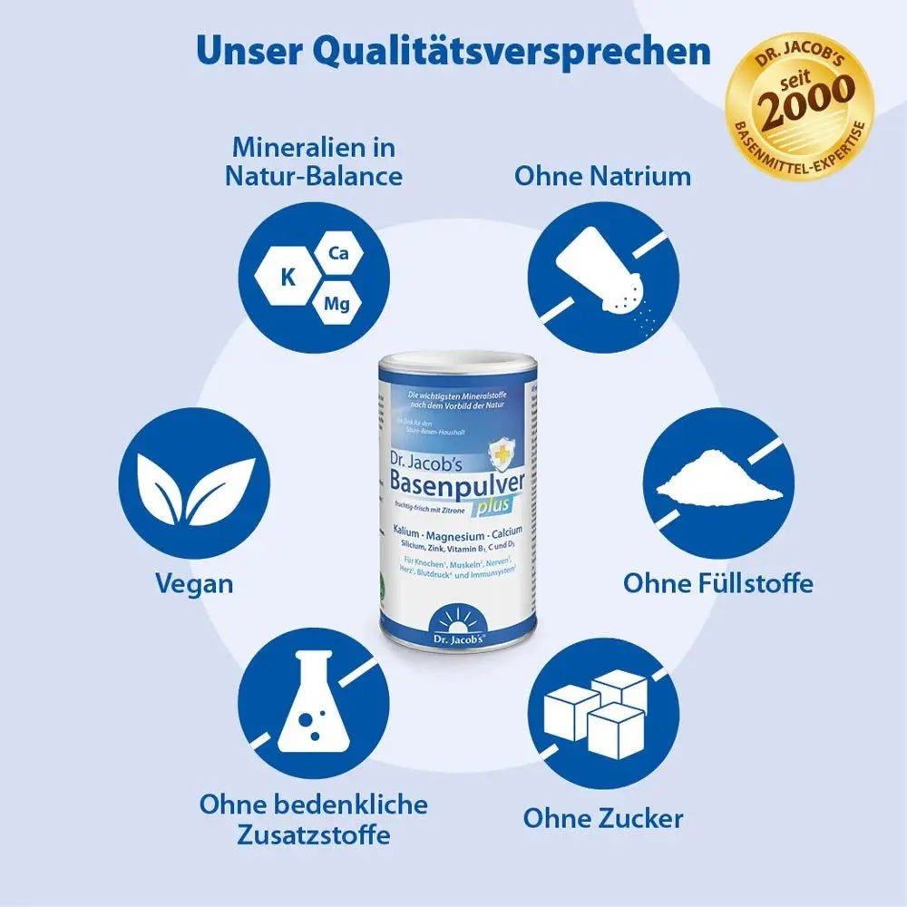 Dr. Jacob's Basenpulver plus - Sanoverde