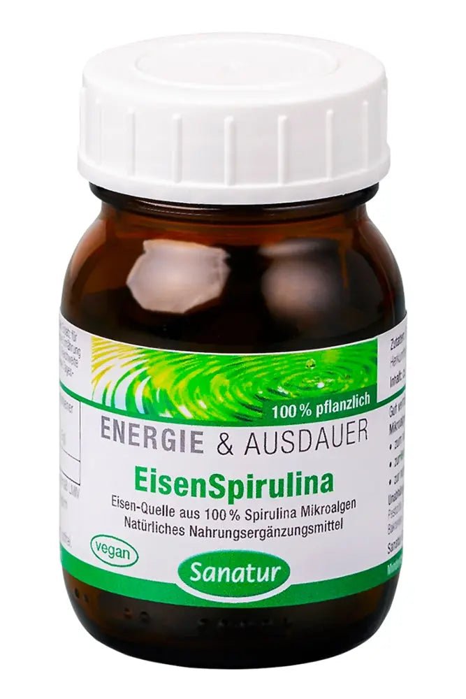 Eisen Spirulina Tabletten 100 St. BIO - Sanoverde