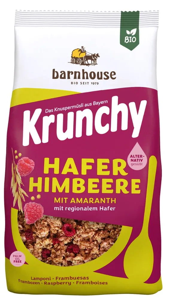 Krunchy Amaranth Hafer-Him. Barnhouse - Sanoverde