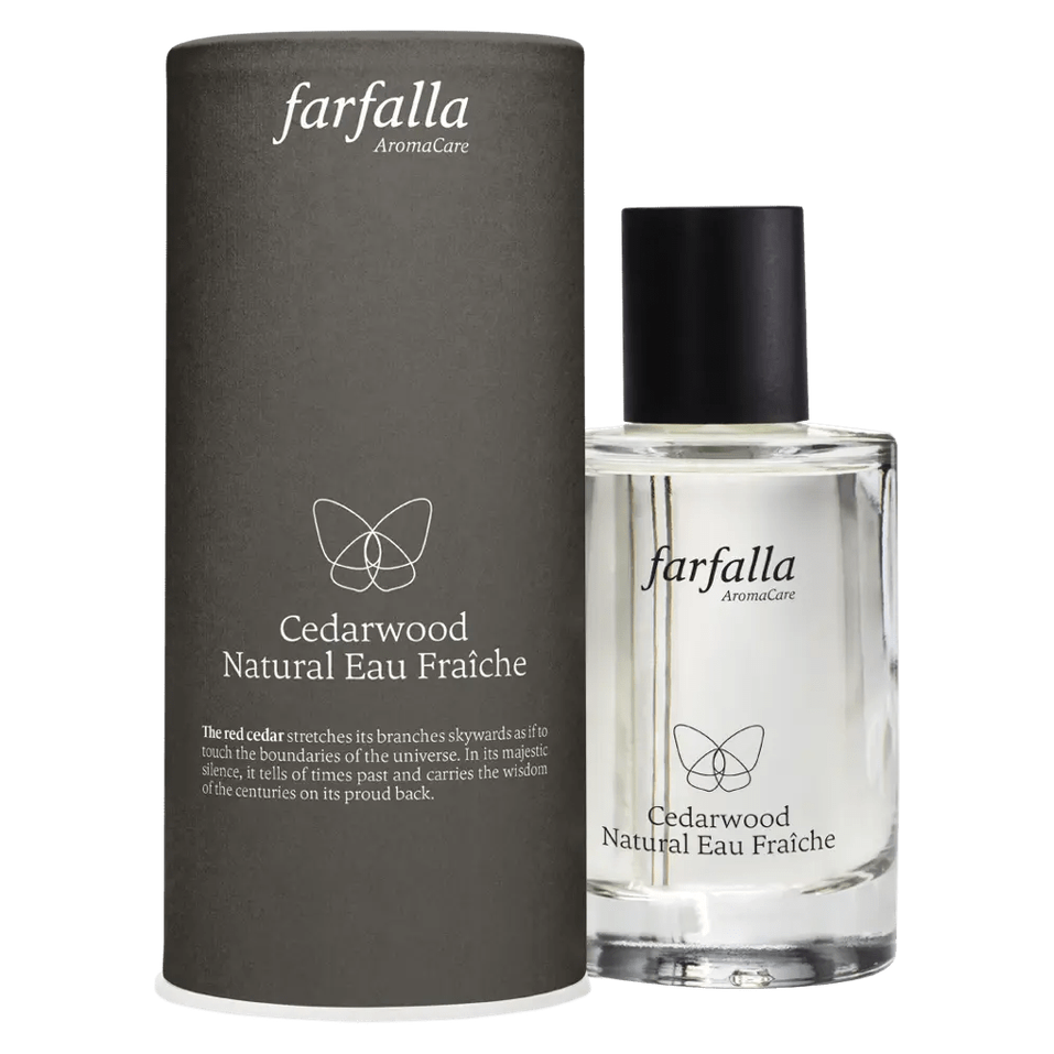 Farfalla Vitalisierendes Eau Fraiche Cedar wood MEN - Sanoverde
