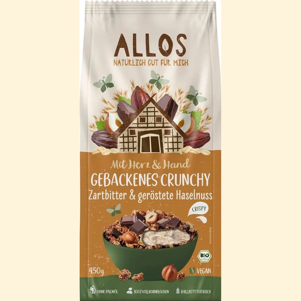 Gebackenes Crunchy Zartbitt BIO - Sanoverde