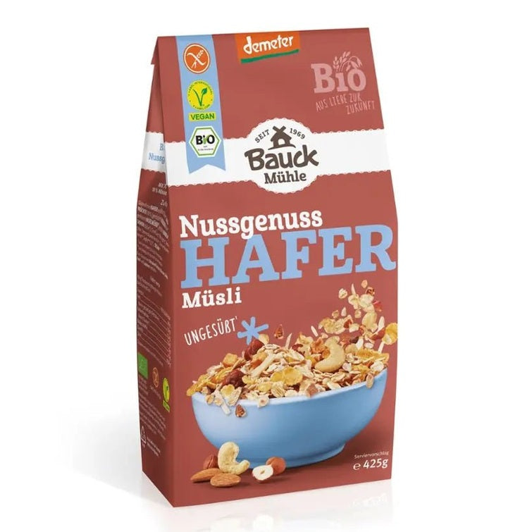 Hafer Müsli Nussgenuss BIO - Sanoverde