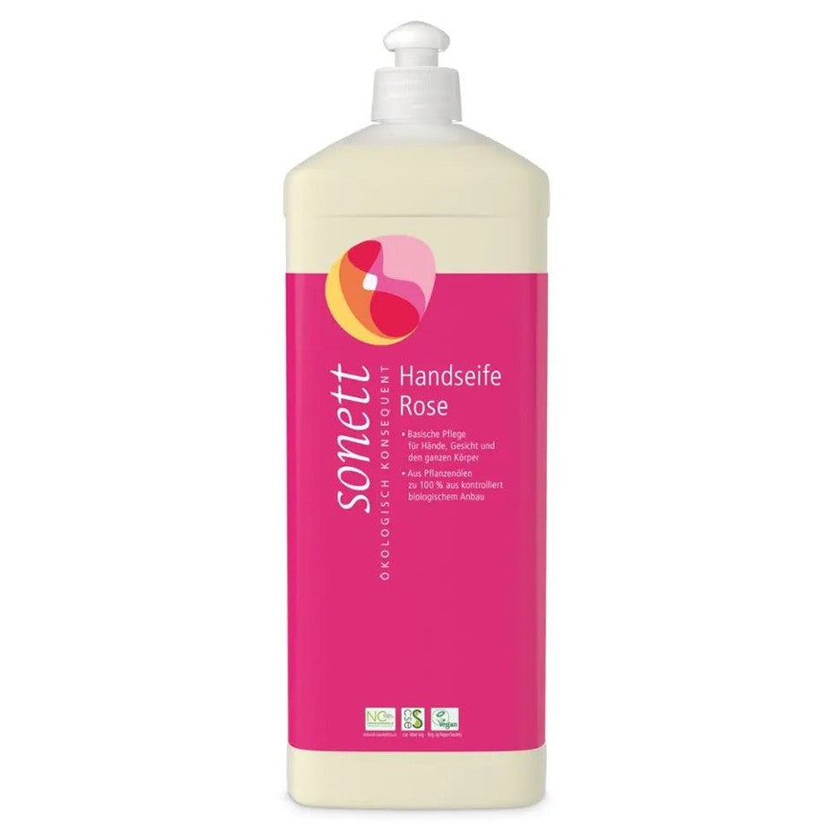 Handseife Rose Nachfüllflasche - Sanoverde