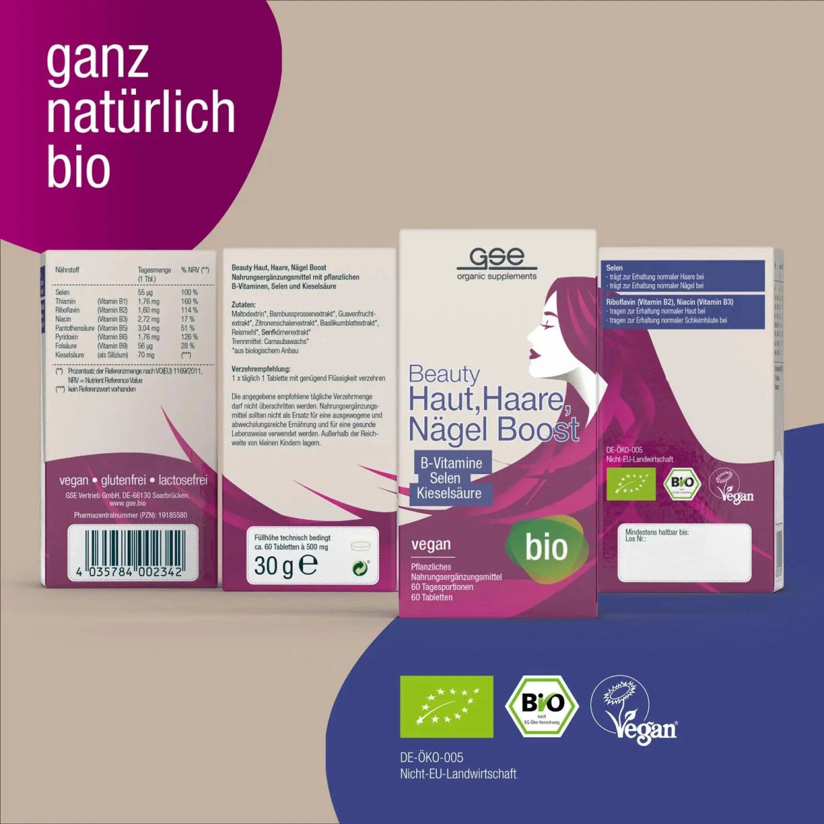 Haut, Haare, Nägel Boost BIO - Sanoverde
