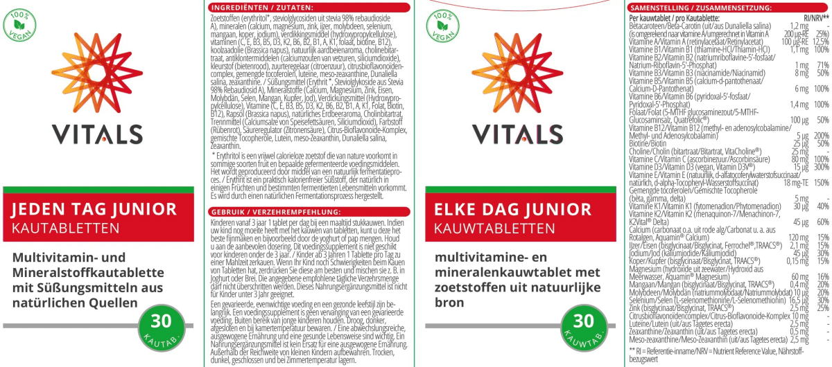 Jeden Tag Junior 90Stk - Sanoverde
