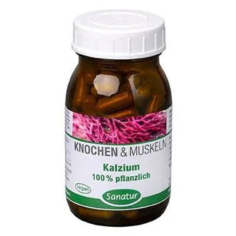 Kalzium pflanzlich, 100 Kapseln BIO - Sanoverde