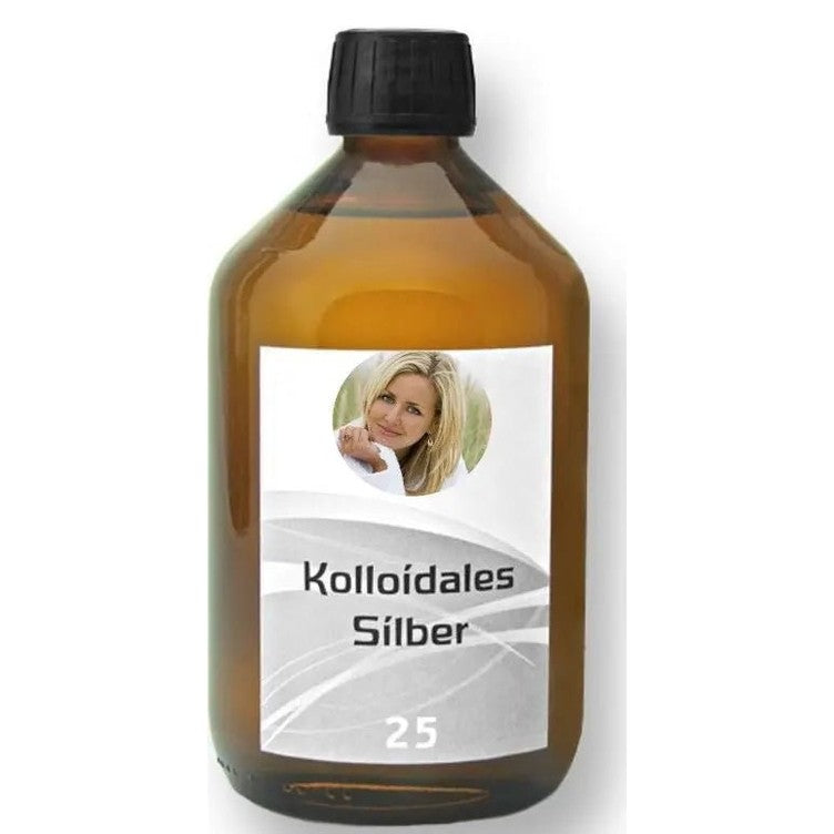 Kolloidales Silberwasser, 25 ppm, 500ml - Sanoverde