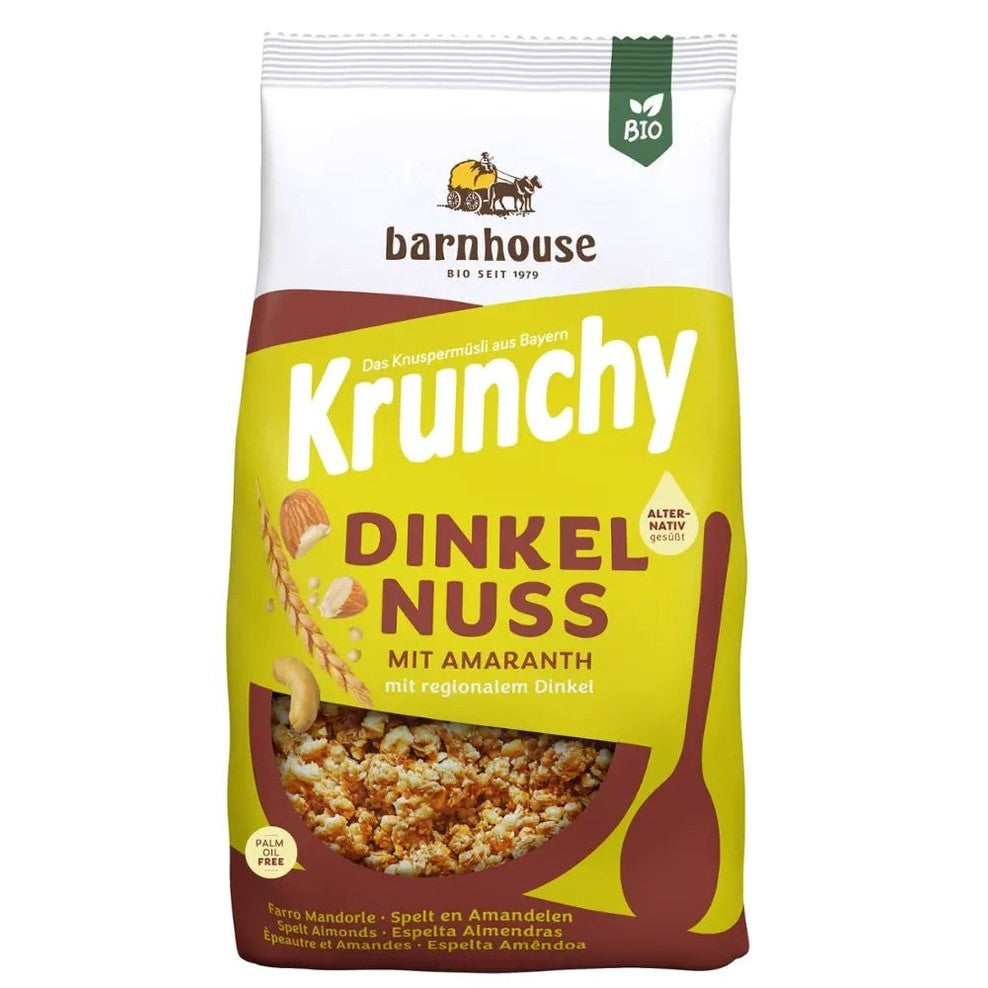 Krunchy Amara. Dinkel Nuss BIO - Sanoverde