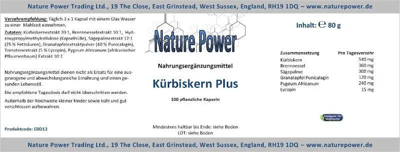 Kürbiskern Plus - Sanoverde