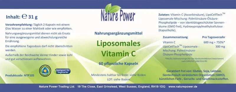 Liposomales Vitamin C - Sanoverde